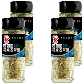 飛馬 西西里蒜味香草鹽, 45g, 4瓶