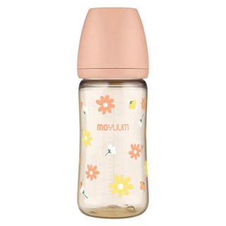 MOYUUM 韓國 PPSU 設計款 寬口奶瓶, 小雛菊款, 270ml, 1個