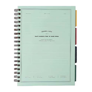 PINKFOOT 線圈康乃爾筆記本, 尺寸18cm x 25cm, 顏色隨機, 1本