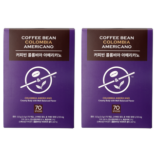 The Coffee Bean 哥倫比亞美式咖啡隨身包, 1.6g, 70入, 2盒