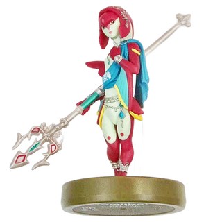 Nintendo 任天堂 amiibo 公仔 薩爾達傳說：荒野之息 米法 魚人 14歲以上 經典遊戲角色模型, 1個