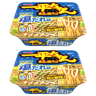 明星食品 一平 夜店炒麵 鹽味, 2個