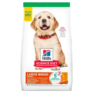 Hill's 希爾思 SCIENCE DIET 大型幼犬 特調食譜 乾飼料, 15kg, 雞肉 + 糙米, 1袋