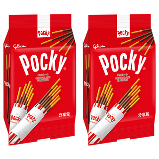 glico 格力高 Pocky 百奇 巧克力棒分享包, 81g, 2袋