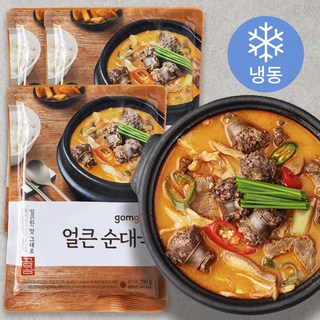 곰곰 얼큰 순대국 (냉동), 700g, 3개