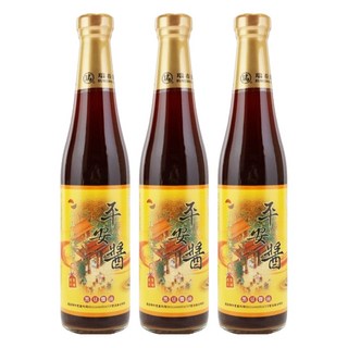 瑞春醬油 平安醬黑豆醬油, 420ml, 3個