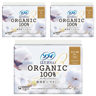 SOFY 蘇菲 日本原裝進口 天然敏感肌衛生棉 日用量多 無翼型, 23cm, 16片, 3包