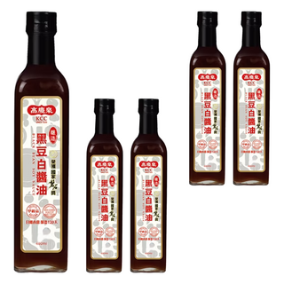 高慶泉 黑豆白醬油 100%純釀造, 480ml, 5瓶