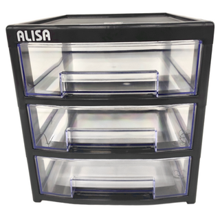 愛莉莎 三層 收納櫃, 40 x 31 x 33cm, F-33, 1個