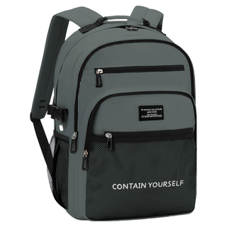 Add Edit Reverse 後背包 + 鑰匙圈隨機出貨 灰色, 灰色的