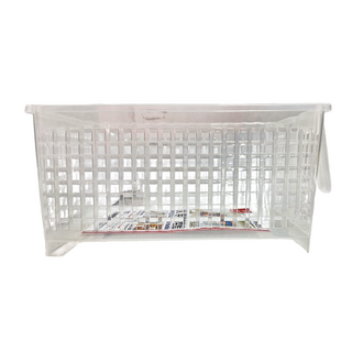 KEYWAY 聯府 櫥櫃手把深型收納籃 2件組, 1層, 透明