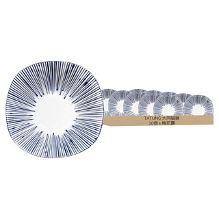 TATUNG 大同磁器 四邊湯碗 - 梅花露 - P4064-149 (15.8*16.1*H5.9CM), 10個