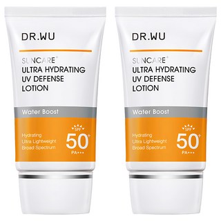 DR.WU 達爾膚 台灣公司貨 全能保濕清爽防曬乳, 35ml, 2入