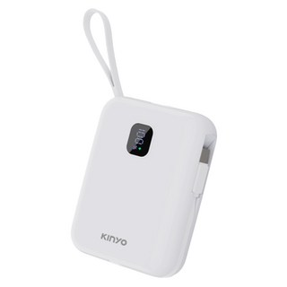 Kinyo 可拆式自帶線 快充行動電源, NKPB-4341, 單一顏色