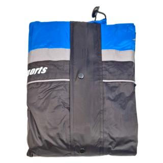 Moto cap 鈦鴻 M203 勁裝版 運動風雨衣, 藍色