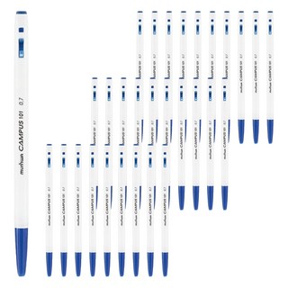 munhwA Campus101 原子筆 0.7mm, 36個, 藍色