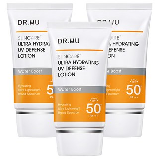 DR.WU 達爾膚 台灣公司貨 全能保濕清爽防曬乳, 35ml, 3入
