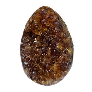 全拋光黃水晶蛋 恐龍蛋晶洞, 1入