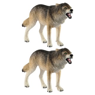 schleich 史萊奇 狼公仔 SL14821, 2個