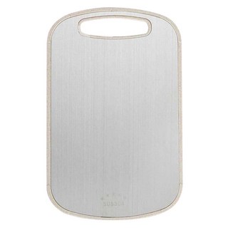 雙面廚房菜砧板 加厚不易滑 邊緣水槽設計 防滑包邊環保TPE, 顏色隨機, 1入