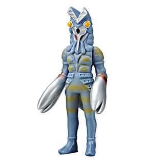 BANDAI 超人力霸王怪獸軟膠 01 巴爾坦星人 PVC材質 高度約14公分, 1個