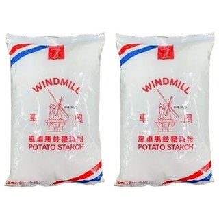 風車牌 馬鈴薯澱粉(太白粉) 600g/包, 2包