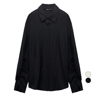 MIXXO 女款皺褶褶皺雪紡衫