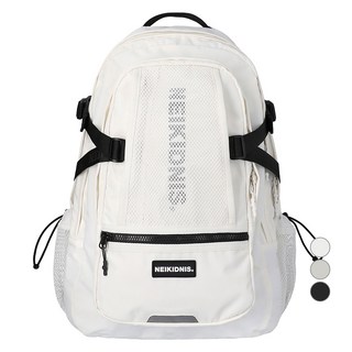 NEIKIDNIS 男女通用 CORDURA Prime 後背包 34L, 象牙白