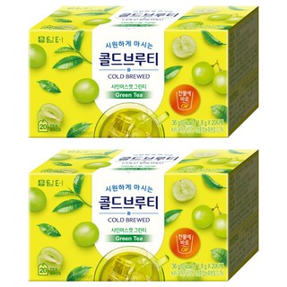 Damtuh 丹特 麝香葡萄冷萃綠茶, 1.8g, 20包, 2盒