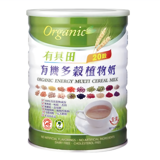 有其田 有機原味20穀植物奶, 900g, 1入, 12罐