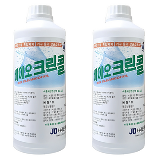 진로발효 바이오 크린콜 살균소독제, 1L, 2개