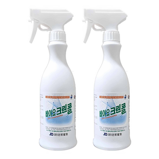 진로발효 바이오 크린콜 살균소독제, 450ml, 2개