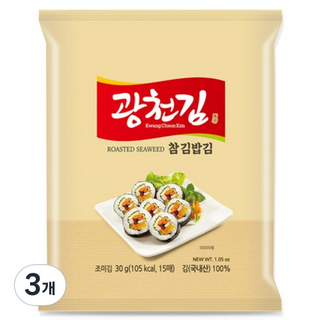 廣川海苔 飯捲用海苔, 30g, 3包