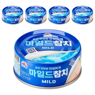 SAJO 鰹魚罐 原味, 100g, 5罐