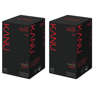 KANU 深焙美式黑咖啡, 0.9g, 90入, 2個