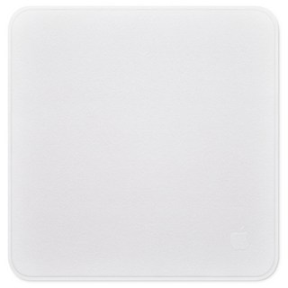 Apple 광택용 천을 사용하여 아이패드 화면을 닦는 모습