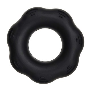 感恩使者 手掌握力環 食品級矽膠 手部復健訓練 甜甜圈款式, 7 x 7cm, 黑色, 1個