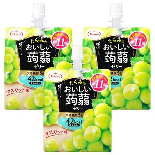 Tarami 達樂美 吸果凍 白葡萄口味, 150g, 3包