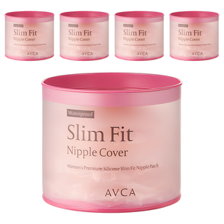 AVCA 女款矽膠防水胸貼 65mm 16入, 5個