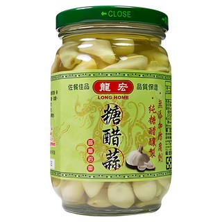 龍宏 糖醋蒜, 380g, 1罐