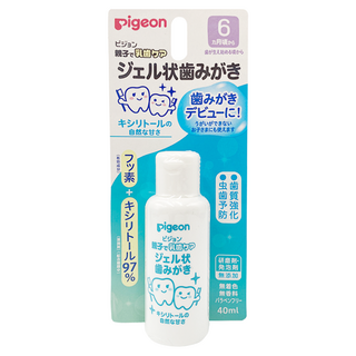 pigeon 貝親 嬰兒液狀防蛀牙膏 含氟量250ppm 6個月以上, 40ml, 1瓶