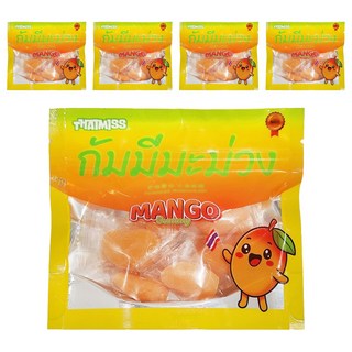Thai Miss 泰國 泰想念 芒果寶寶 芒果軟糖 72g, 5袋