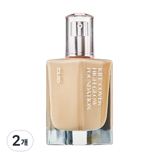 CLIO 珂莉奧 Kill Cover 高光澤粉底液 38g, 2個, 2 內衣
