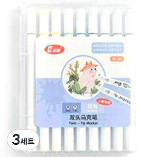 CETONIC 油性彩色馬克筆組, 3套, 18色