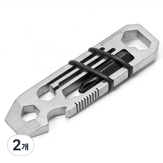 EDC 緊急用多功能工具 6合1 扳手 螺絲起子, 2個