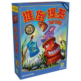 推倒提基 20週年版 Tiki Topple 20th Anniversary Edition 繁體中文版, 混合顏色, 1個