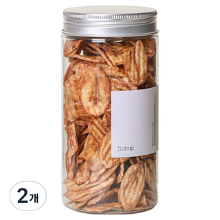 Solnip 烘烤香蕉脆片, 160g, 2個