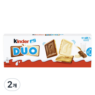kinder 健達 Ferrero Duo牛奶巧克力餅乾, 2盒, 150g