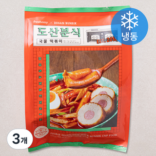 프레시지 도산분식 국물 떡볶이 2인분 (냉동), 510g, 3개