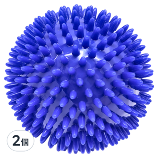 OO 生活輔具 按摩球 藍球 - 筋膜放鬆、深層按摩、舒緩肌肉疲勞, 2個